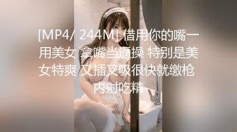 [MP4/ 244M] 借用你的嘴一用美女 拿嘴当逼操 特别是美女特爽 又插又吸很快就缴枪 内射吃精