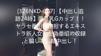 [326NKD-007] 【中出し追跡24時】美巨乳Gカップ！！ヤラセ番組に加担するエキストラ新人女優を偽番組の収録と騙して制裁中出し！