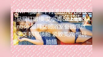 [MP4]最新十月流出秀人网极品网红嫩模 艾小青&nbsp;&nbsp;猫耳女郎浴室奋战黑丝足交 特写舔鲍 紧致美穴 慢玩抽插