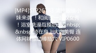 [MP4]STP26783 清纯眼镜小妹来袭 ！和闺蜜一起双女秀！浴室洗澡互摸奶子&nbsp;&nbsp;骑在身上大白美臀 连体网袜振动棒插穴 VIP0600