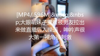 [MP4/ 596M]&nbsp;&nbsp;大眼萌妹子雯雅被男友拉出来做直播后入操逼，呻吟声很大第一视角很刺激